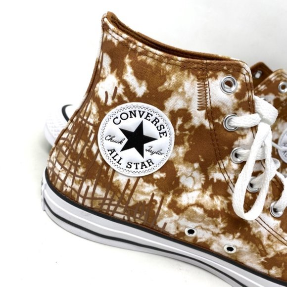 Converse Ctas High Top Shoes Men’s Size Canvas Warm Tan White Skate A06004C - Picture 10 of 11